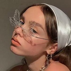 Clear dragon fly wings sunglasses